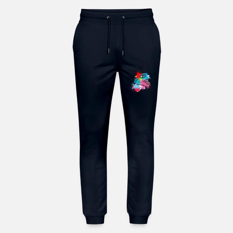 Splash Art Surikate Erdmännchen - Stanley/Stella Unisex Bio Jogginghose Mover  - Navy