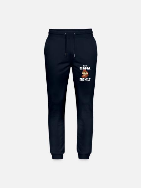 Beste Mama der Welt Muttertag Mutter Eule für - Stanley/Stella Unisex Bio Jogginghose Mover  - Navy