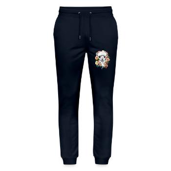Alpaka - Stanley/Stella Unisex Bio Jogginghose Mover  - Navy - Vorne - Marisol (170cm) & Nik (191cm)