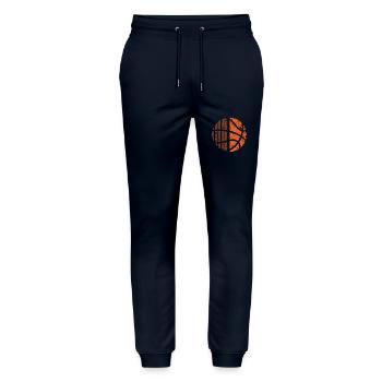 Basketball Basketball Player - Stanley/Stella Mover Unisex Organic Jogging Trousers - navy - Front - Marisol (170cm) & Nik (191cm)