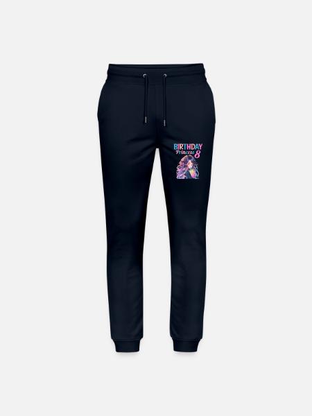 Anime Mandga Boba Bubble Tea 8th Birthday - Stanley/Stella Mover Unisex Organic Jogging Trousers - navy