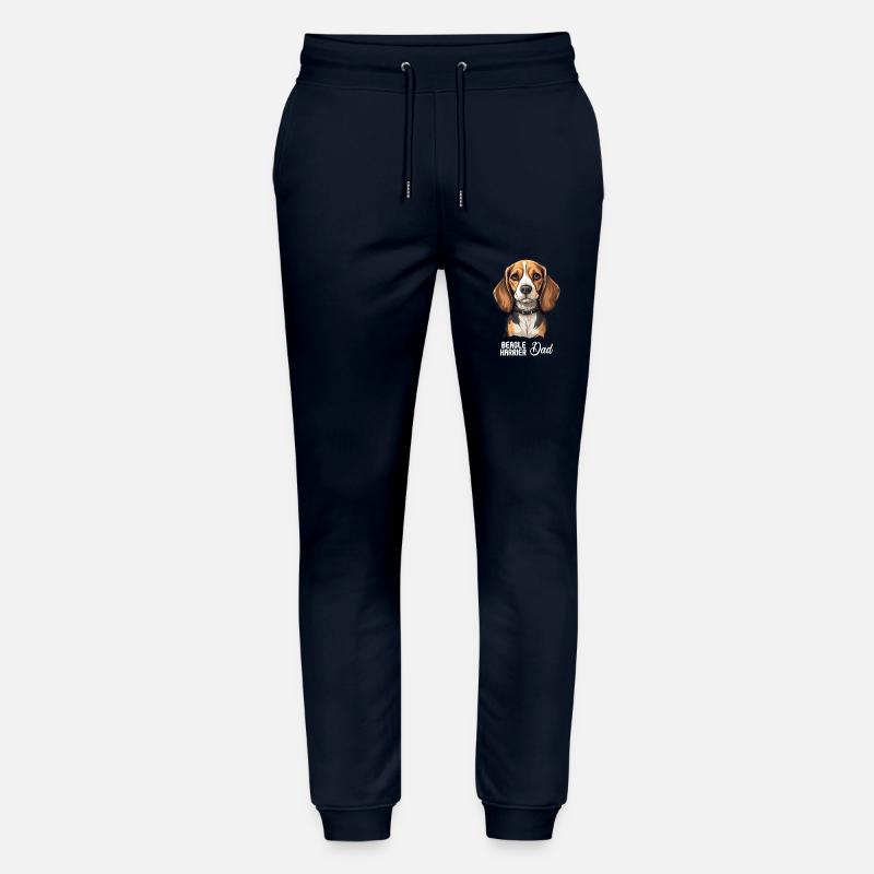 Hund Beagle Harrier - Stanley/Stella Unisex Bio Jogginghose Mover  - Navy