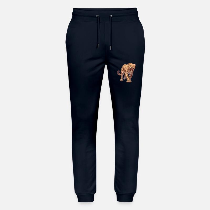 Leoparden Leopard - Stanley/Stella Unisex Bio Jogginghose Mover  - Navy
