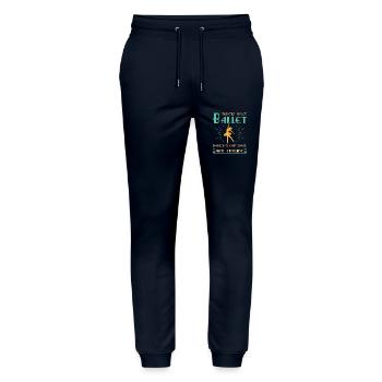 Ballerina Ballett mädchen - Stanley/Stella Unisex Bio Jogginghose Mover  - Navy - Vorne - Marisol (170cm) & Nik (191cm)