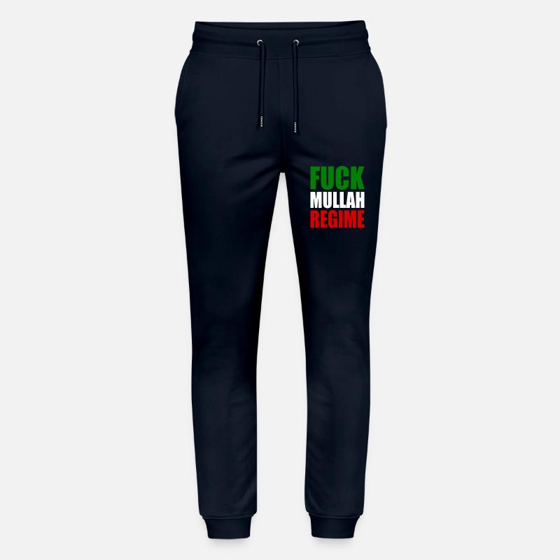 Fuck mullah regime iran - Stanley/Stella Unisex Bio Jogginghose Mover  - Navy
