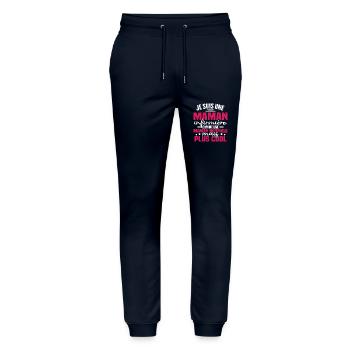 Je suis une maman infirmière - Pantalon de jogging bio MOVER Stanley/Stella unisexe - marine - Devant - Marisol (170cm) & Nik (191cm)