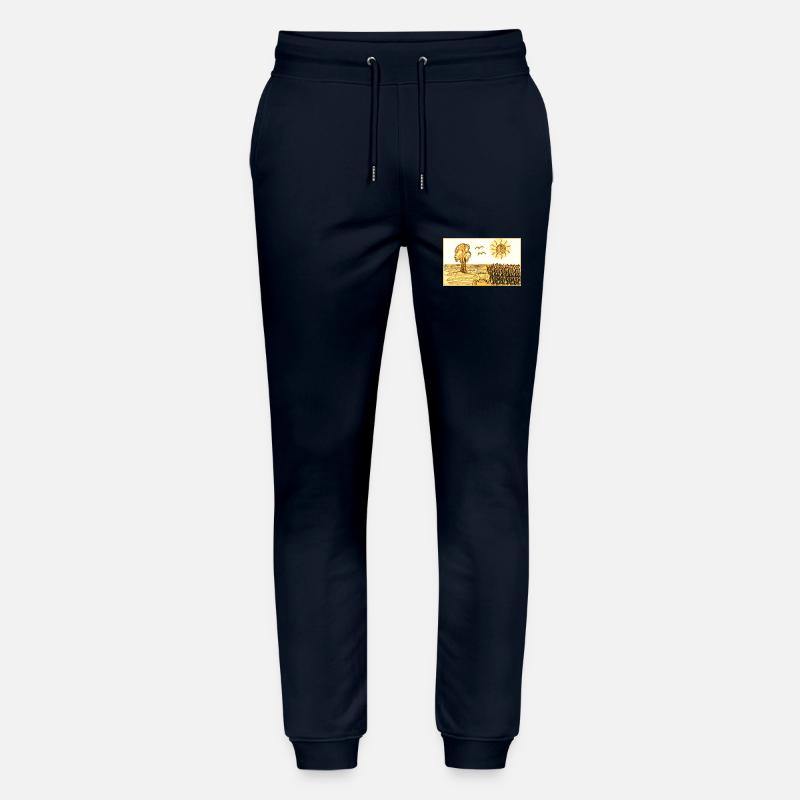 Landschaft - Stanley/Stella Unisex Bio Jogginghose Mover  - Navy