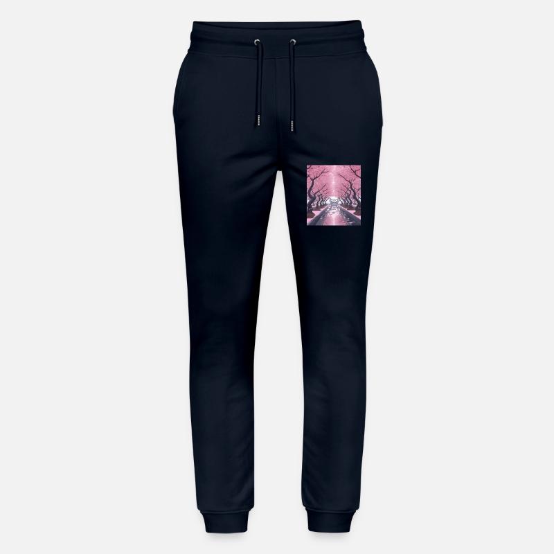 Tunnel de cerisier en fleurs - Pantalon de jogging bio MOVER Stanley/Stella unisexe - marine