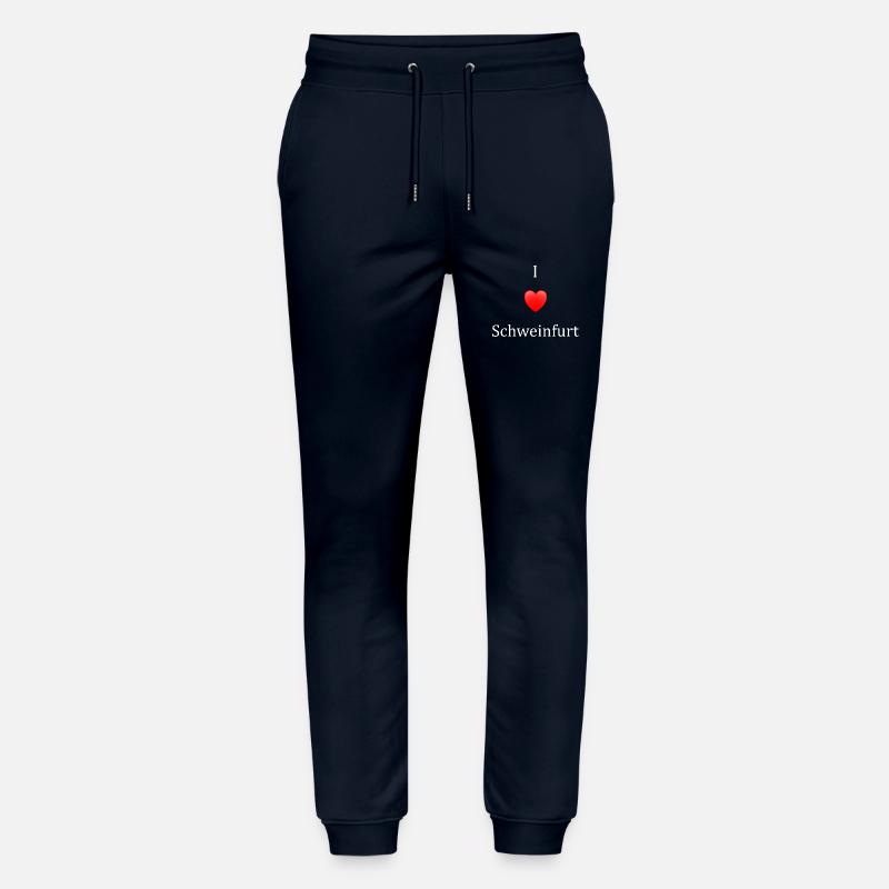Ich liebe Schweinfurt - Stanley/Stella Unisex Bio Jogginghose Mover  - Navy