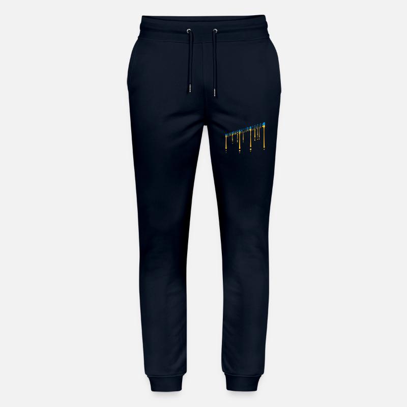parler moins sourire plus - Pantalon de jogging bio MOVER Stanley/Stella unisexe - marine