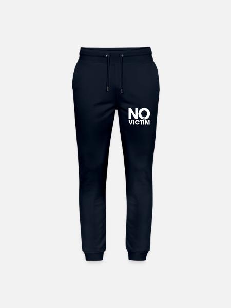 Victim white breast emblem - Stanley/Stella Unisex Bio Jogginghose Mover - Navy