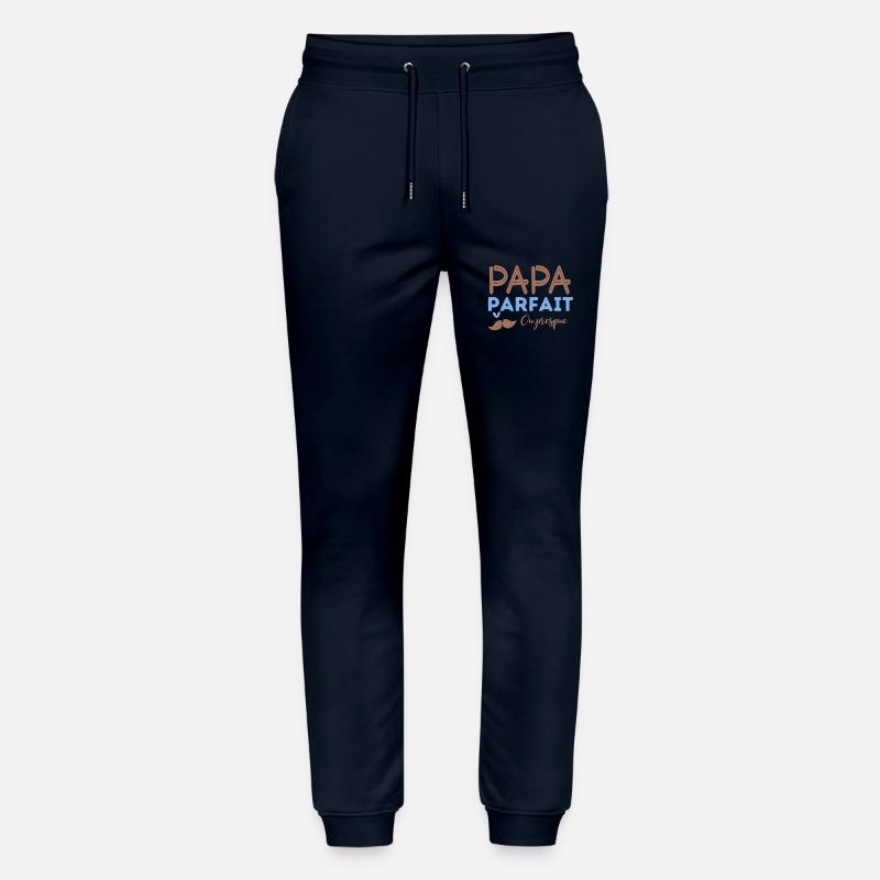 Papa parfait ou presque - Pantalon de jogging bio MOVER Stanley/Stella unisexe - marine
