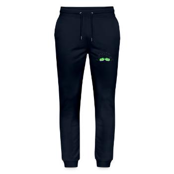 Frogsties - Stanley/Stella Unisex Bio Jogginghose Mover  - Navy - Vorne - Marisol (170cm) & Nik (191cm)