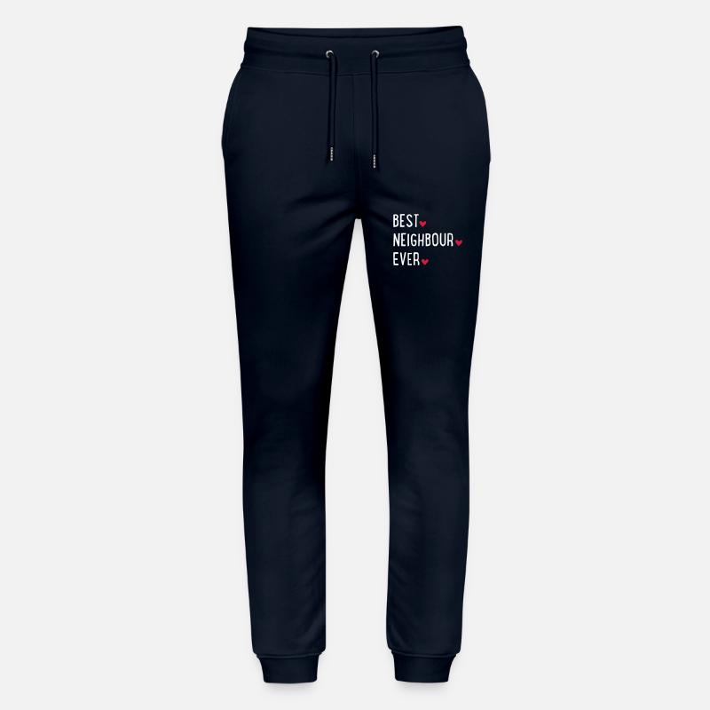 best neighbour ever - Pantalon de jogging bio MOVER Stanley/Stella unisexe - marine