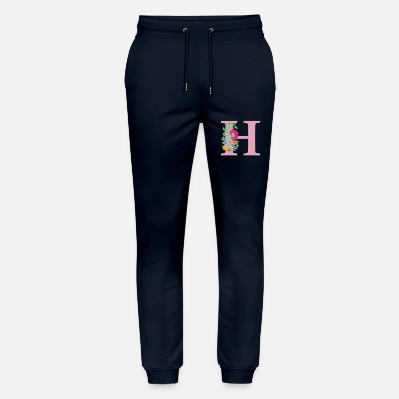 blume 12 rot mit h - Stanley/Stella Unisex Bio Jogginghose Mover - Navy