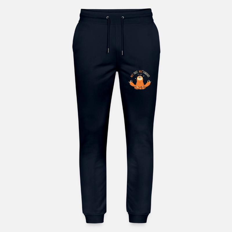 Faultier, nicht schnell, nicht wütend - Stanley/Stella Unisex Bio Jogginghose Mover  - Navy