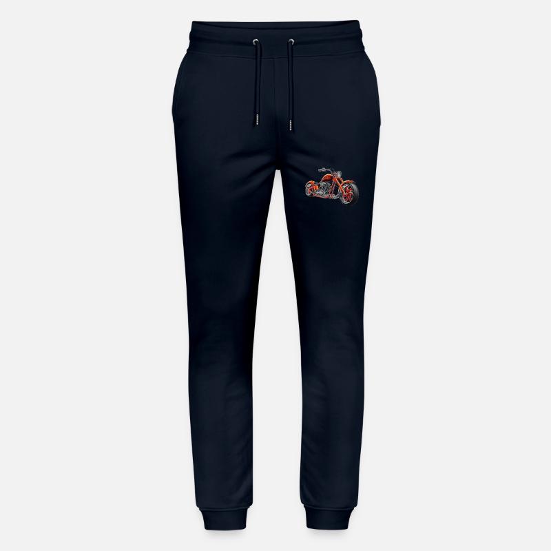 Chopper Motorrad Biker - Stanley/Stella Unisex Bio Jogginghose Mover  - Navy