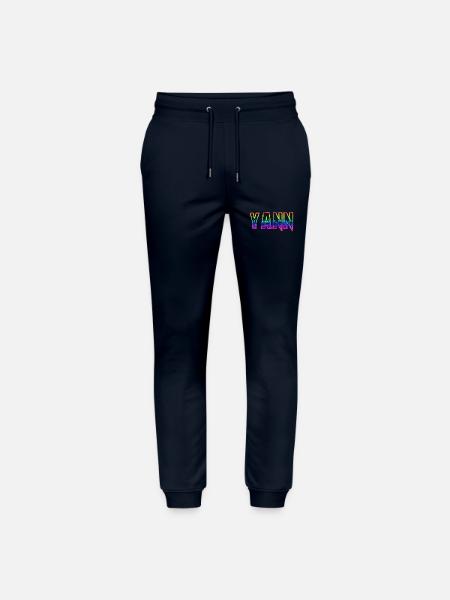 yann rs rainbow - Stanley/Stella Mover Unisex Organic Jogging Trousers - navy