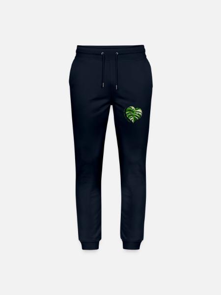 Monstera Albo Variegata - Pantalon de jogging bio MOVER Stanley/Stella unisexe - marine