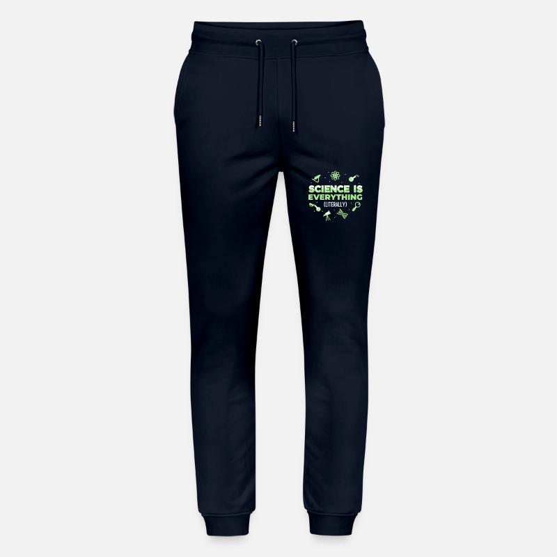 Science is Everything (Literally) - Stanley/Stella Mover Unisex Organic Jogging Trousers - navy
