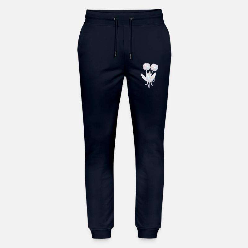 Irisierende Tulpen mit Rosette - Stanley/Stella Unisex Bio Jogginghose Mover  - Navy
