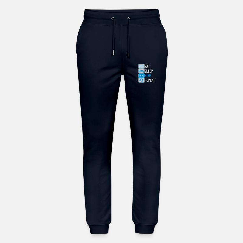 Eat Sleep Hike Repeat - Stanley/Stella Unisex Bio Jogginghose Mover  - Navy