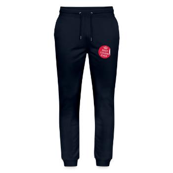 best cousin ever Zitat - Stanley/Stella Unisex Bio Jogginghose Mover  - Navy - Vorne - Marisol (170cm) & Nik (191cm)