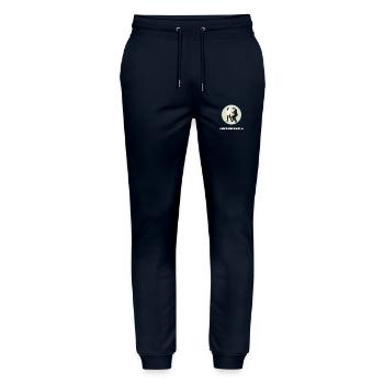 Pulp Fiction Dance - Stanley/Stella Unisex Bio Jogginghose Mover  - Navy - Vorne - Marisol (170cm) & Nik (191cm)