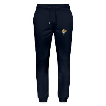 Explodierende Glühbirne Birne Lampe Erde Welt - Stanley/Stella Unisex Bio Jogginghose Mover  - Navy - Vorne - Marisol (170cm) & Nik (191cm)