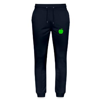 green apple - Stanley/Stella Mover Unisex Organic Jogging Trousers - navy - Front - Marisol (170cm) & Nik (191cm)