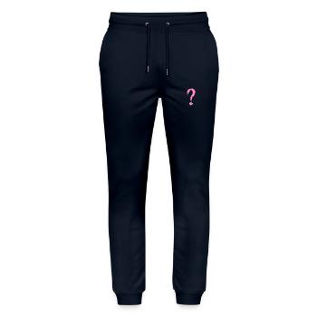 point d'interrogation - Pantalon de jogging bio MOVER Stanley/Stella unisexe - marine - Devant - Marisol (170cm) & Nik (191cm)