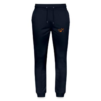 cheval - Pantalon de jogging bio MOVER Stanley/Stella unisexe - marine - Devant - Marisol (170cm) & Nik (191cm)