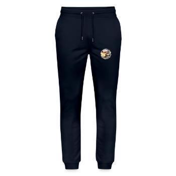 Auto - Stanley/Stella Unisex Bio Jogginghose Mover  - Navy - Vorne - Marisol (170cm) & Nik (191cm)