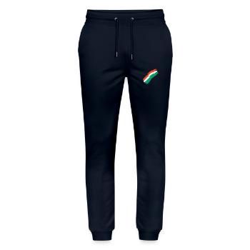 Couleurs du drapeau d’Oman - Pantalon de jogging bio MOVER Stanley/Stella unisexe - marine - Devant - Marisol (170cm) & Nik (191cm)