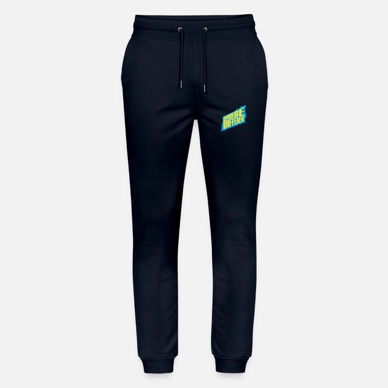 Soyez différent Logo Design - Pantalon de jogging bio MOVER Stanley/Stella unisexe - marine