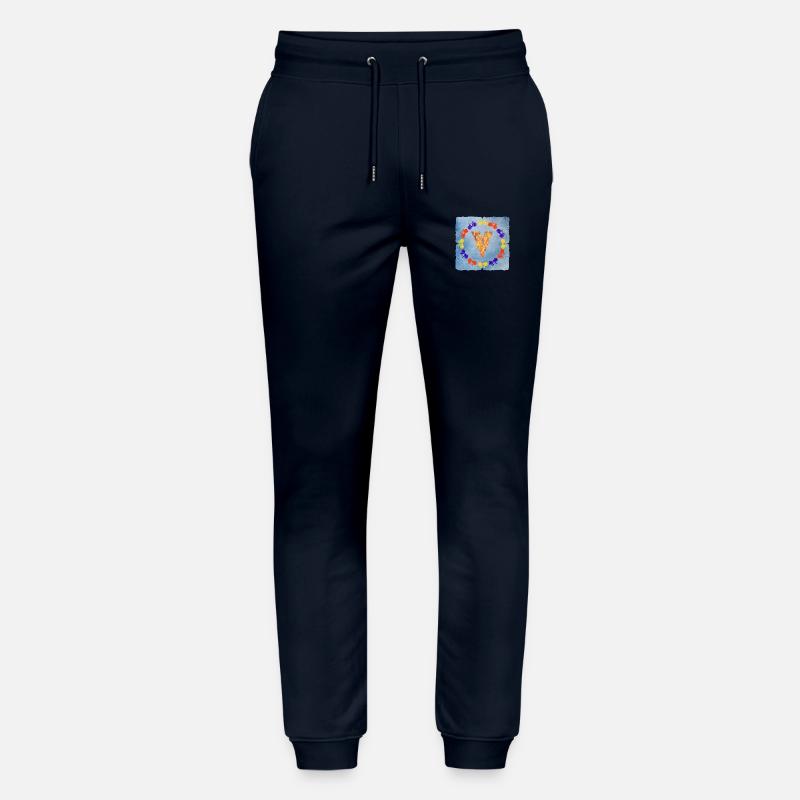 bicycle e 53 v - Stanley/Stella Mover Unisex Organic Jogging Trousers - navy