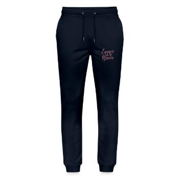 Equipo dela Novia Team Bride Wedding Bridesmaid - Stanley/Stella Mover Unisex Organic Jogging Trousers - navy - Front - Marisol (170cm) & Nik (191cm)