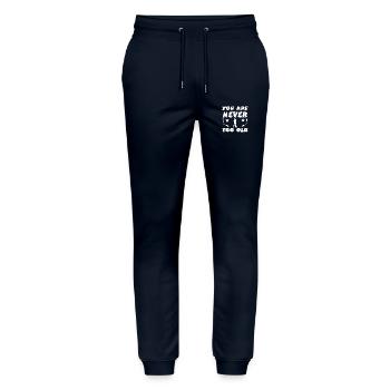 Golfe - Pantalon de jogging bio MOVER Stanley/Stella unisexe - marine - Devant - Marisol (170cm) & Nik (191cm)