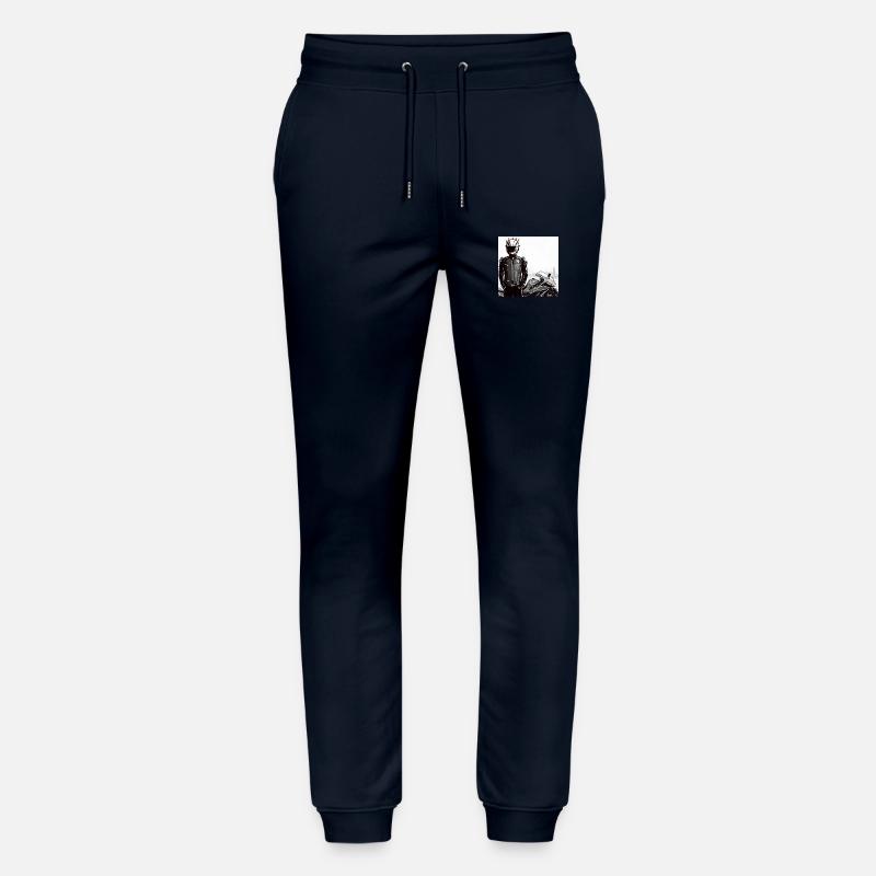 Dessin au crayon de moto - Pantalon de jogging bio MOVER Stanley/Stella unisexe - marine