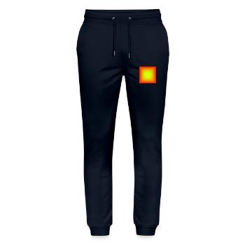 Modèle - Pantalon de jogging bio MOVER Stanley/Stella unisexe - marine - Devant - Marisol (170cm) & Nik (191cm)