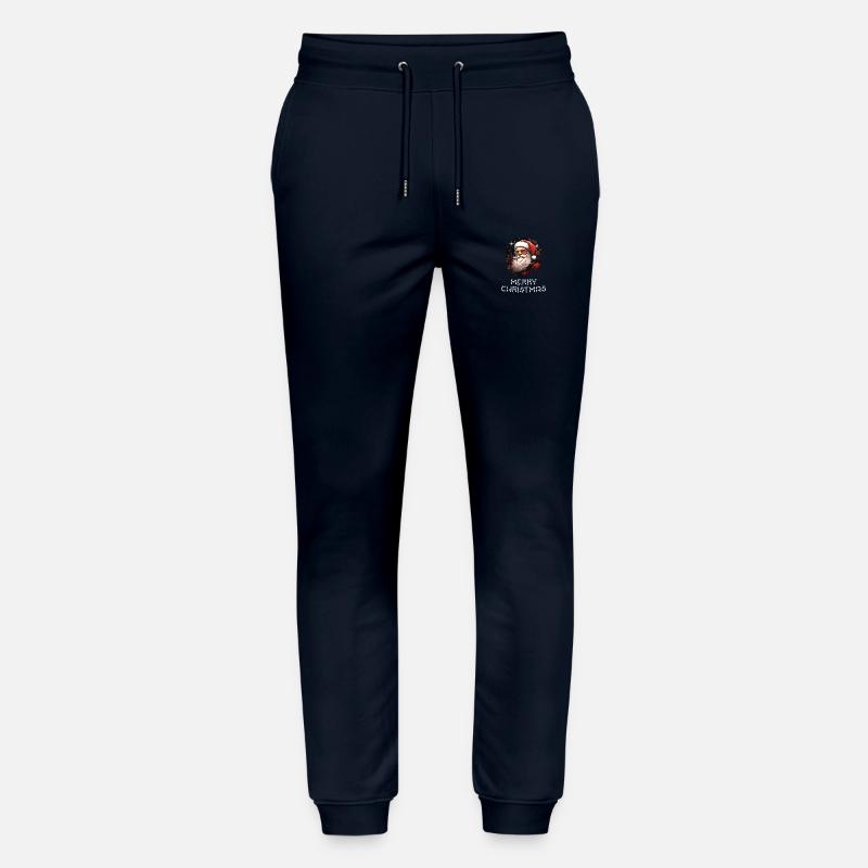 Weihnachtsmann - Marry Christmas - Stanley/Stella Unisex Bio Jogginghose Mover  - Navy