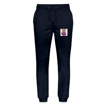 assortment babysitter mammal squirrel - Stanley/Stella Unisex Bio Jogginghose Mover  - Navy - Vorne - Marisol (170cm) & Nik (191cm)