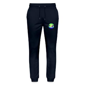 Sailing Sailboat Sailing Sailing Sailing Ship - Stanley/Stella Mover Unisex Organic Jogging Trousers - navy - Front - Marisol (170cm) & Nik (191cm)