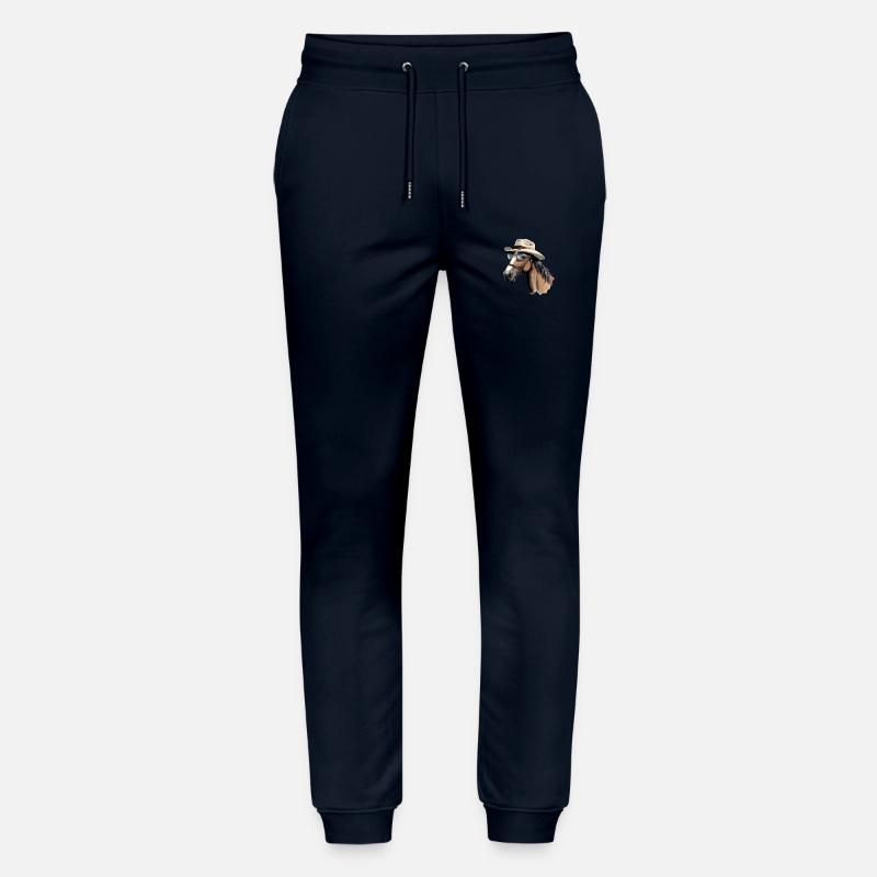 Zak das Cowboy-Pferd - Stanley/Stella Unisex Bio Jogginghose Mover  - Navy