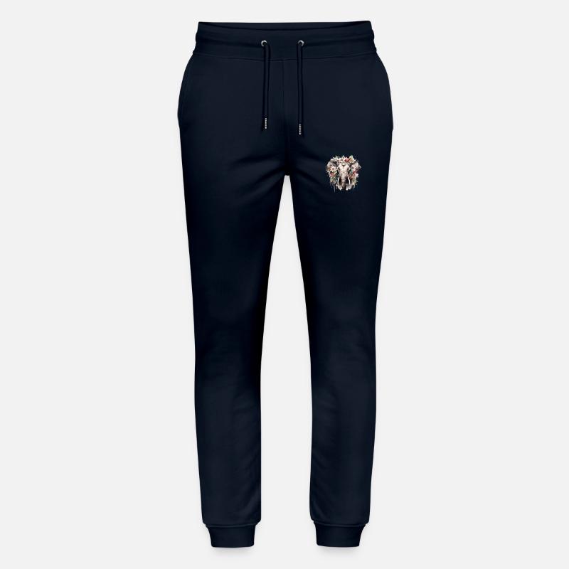 prächtiger Elefant - Stanley/Stella Unisex Bio Jogginghose Mover  - Navy