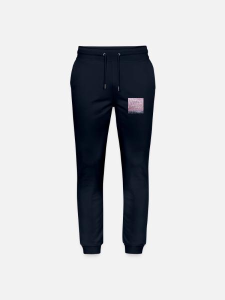 Abstrakter Rosa Himmel - Stanley/Stella Unisex Bio Jogginghose Mover - Navy