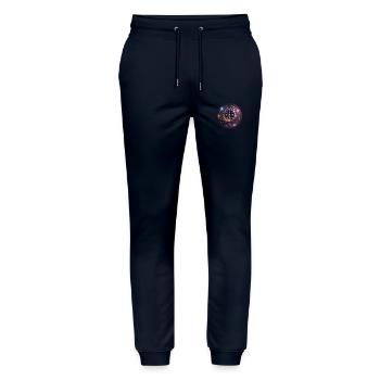 Crop Circle Windmill Hill, UK, 06.08.2009 - Stanley/Stella Mover Unisex Organic Jogging Trousers - navy - Front - Marisol (170cm) & Nik (191cm)