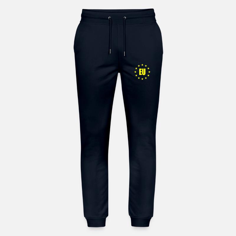 Eu flagge - Stanley/Stella Unisex Bio Jogginghose Mover  - Navy