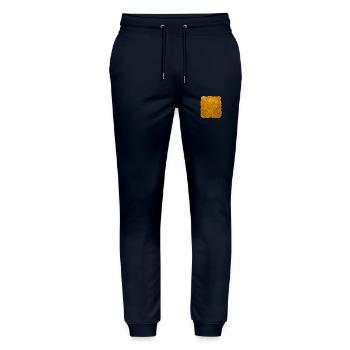 Jérusalem dorée - Pantalon de jogging bio MOVER Stanley/Stella unisexe - marine - Devant - Marisol (170cm) & Nik (191cm)