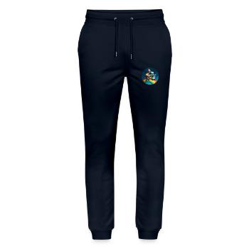 Stadtmusikanten "Dreamy" - Stanley/Stella Unisex Bio Jogginghose Mover  - Navy - Vorne - Marisol (170cm) & Nik (191cm)
